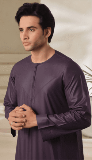 Al Hareer Emirati Plum Majesty Thobe